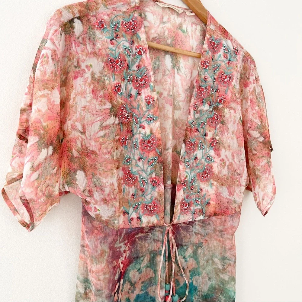 Soft Surroundings Women's Primavera Topper Fringe - Picture 7 of 8